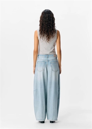 Moji Elsa mw super barrel jeans Light Blue Denim Object 